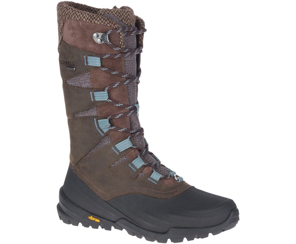 Merrell Støvler Dame - Thermo Aurora 2 Tall Shell Waterproof - Brune - HJB261750